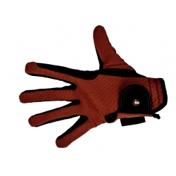 Rękawiczki całoroczne Nubuk Look HKM brązowe dziecięce